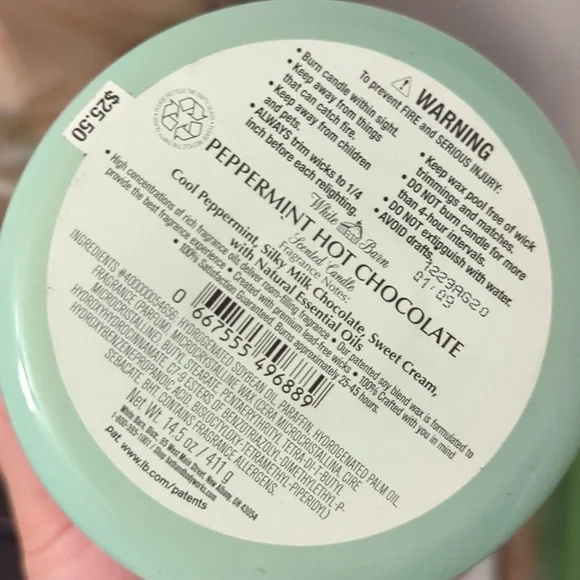 White barn candle - Picture 4 of 4